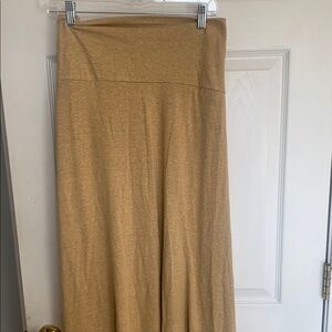 LuLaRoe maxi skirt in a tan color size 2x with tags